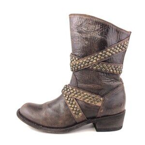 Five Worlds by Cordani 'Sanchez Ville' Studded Boots 8.5 B